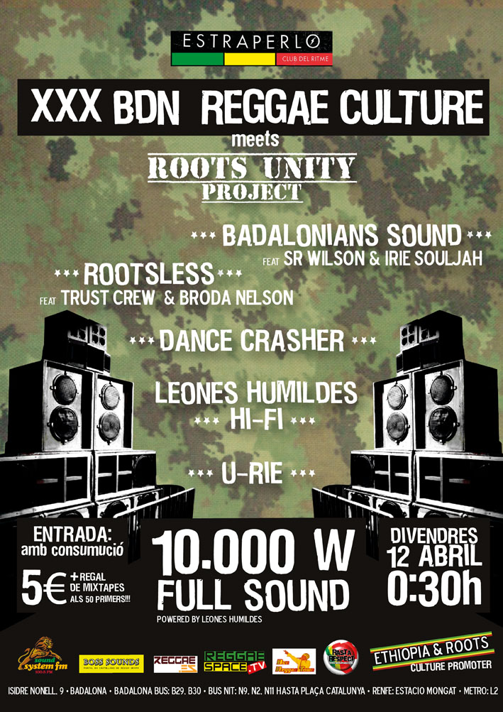 XXX Bdn Reggae Culture meets Roots Unity Project