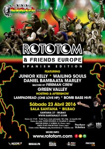 La gira de Rototom & Friends en España. Cobertura especial
