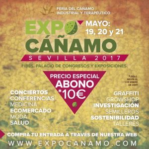 Novedades de Expocañamo Sevilla del 19 al 21 de Mayo